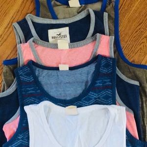 Tank-Tops $5 each Hollister